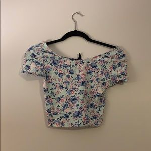 H&M Floral Crop Top